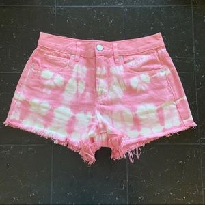 Blank NYC High Wasted Tie Dye Shorts Size 26